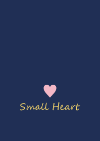 Small Heart *Navy+Pink 4*