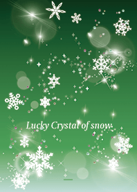 緑 / 全運気が上がる!雪の結晶