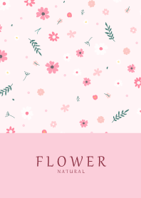 FLOWER PINK -NATURAL-38