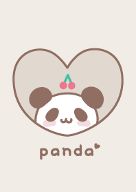 熊貓 櫻桃 [棕色]