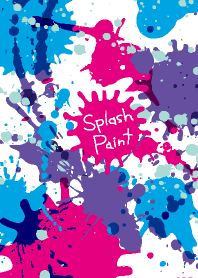 Splash paint Galaxy color