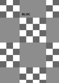 A block. MONOCHROME