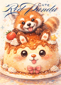 Red Panda Sweet Pudding