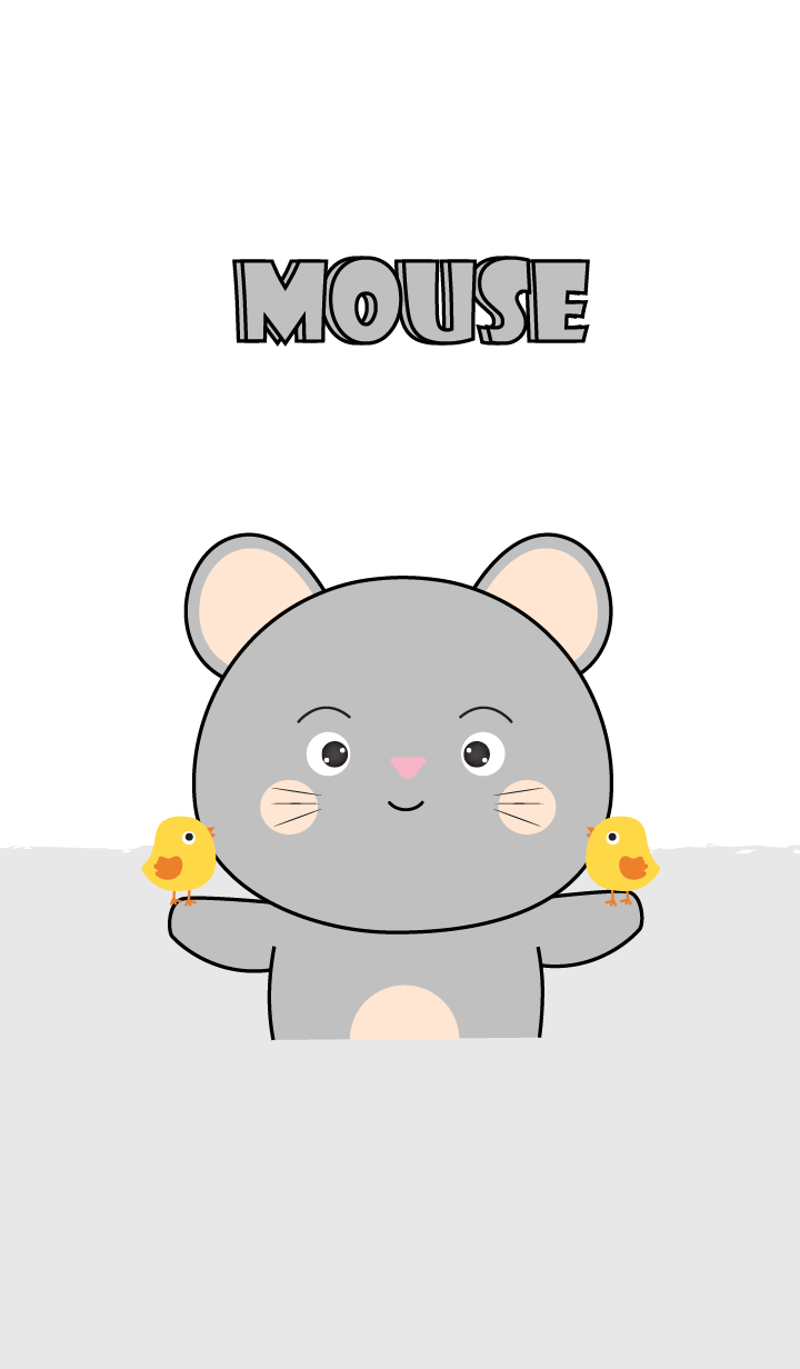 I'm Cute Cute Gray Mouse Theme