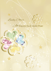 全運気が上がる幸運のクローバー/イエロー