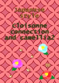 Japanese style<Cloisonne and camellia2>