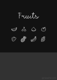Fruits gray black