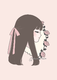 Pastel Ribbon & girl