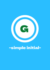 simple initial-G- THEME 76