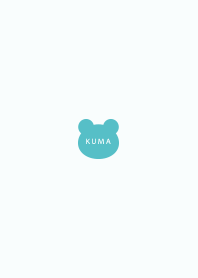 Simple bear bluegreen33_2