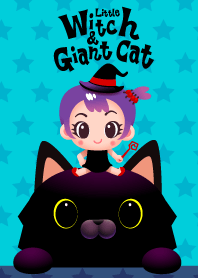 Little Witch and Giant Cat