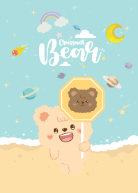 Croissant Bear The Beach Lover