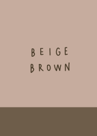 Beige * brown. simple.