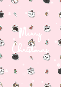 neko christmas1 - pink