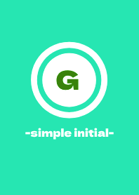 simple initial-G- THEME 100