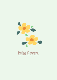Retro flower theme 4