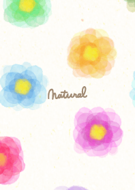 Colorful watercolor flowers12 from Japan