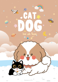 Cat&Dog Seaside Brown