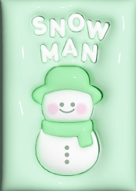 Plump Snowman [light green]