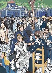 ポンゲをさがせ！ ルノワール「～舞踏会」