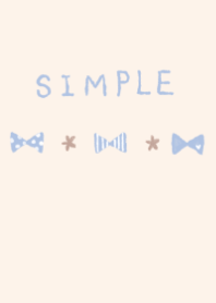 Theme of a dull color blue ribbon