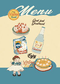 Good mood good food vintage