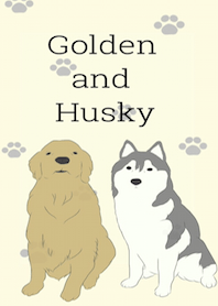 Golden Retriever and Husky.
