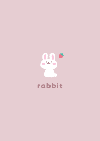 Rabbits2 Strawberry / pink