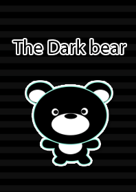 The Dark bear at night