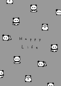 小熊貓 | gray black