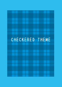 BLUE CHECKERED THEME-BLUE-GREEN