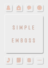 SIMPLE EMBOSS(PINK THEME)