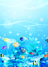 鮮やかな熱帯の魚#cool