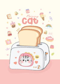 Good Morning : Cat Dino Cute