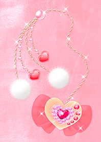 Fluffy Balls & Pink Hearts