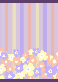 Northern Flowers11 on purple