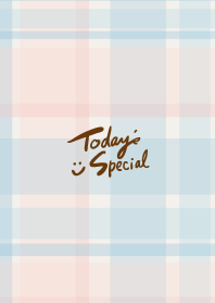 Check patterns Blue smile5 from Japan