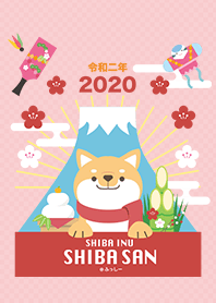 SHIBASAN HappyNewYear -pink-