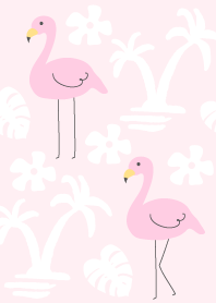 Flamingo summer pink