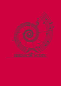 musicalscore Pepper red