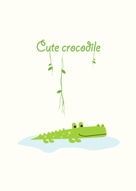 かわいい面白いワニ