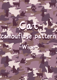 Cat camouflage pattern ~Wine~