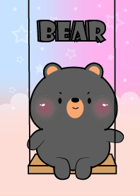 Cute Naughty Black Bear Theme