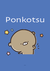 Blue : Honorific Bear Ponkotsu