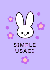 SIMPLE USAGI -FLOWER- THEME 111