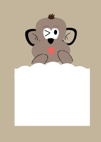 Simple cute monkey theme v.2