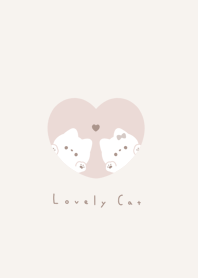 WH Cats in Heart(NL)/pink beige LB