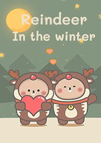 Reindeer in the winter!