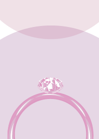 ekstamp love pink diamond ring