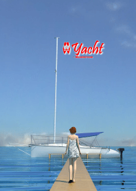 Yacht of her and pier and me Eng ver.